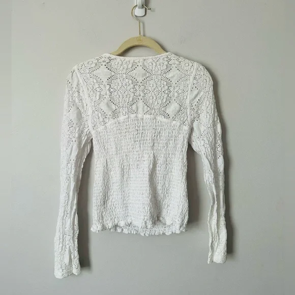 Free People Confection Top in Evening Cream - Picture 8 of 11